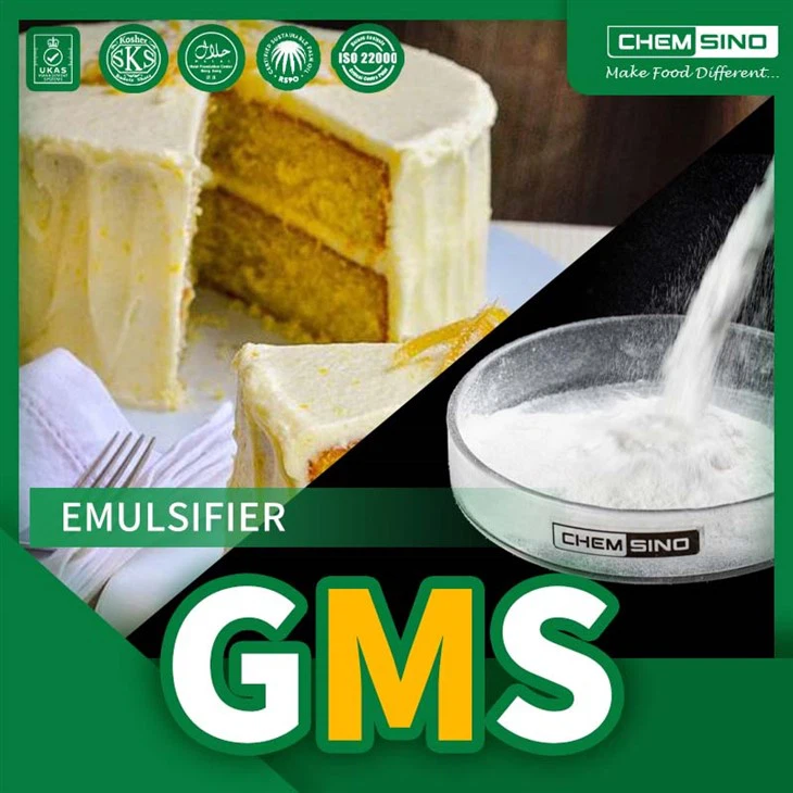 Maisto priedai E471 Mono-digliceridai GMS naudojami kaip emulsikliai