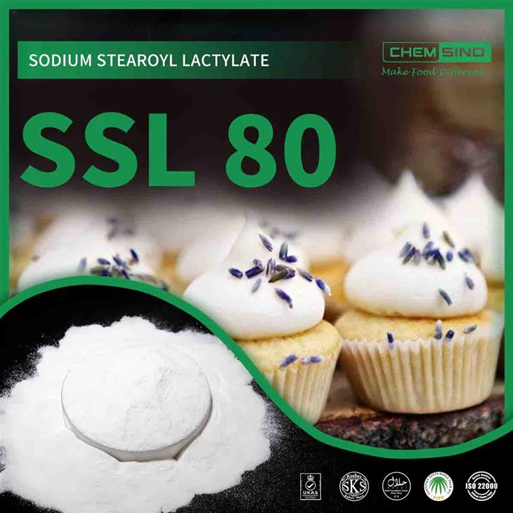 Įvairus natrio stearoilo laktilato SSL80 naudojimas konditerijos pramonėje